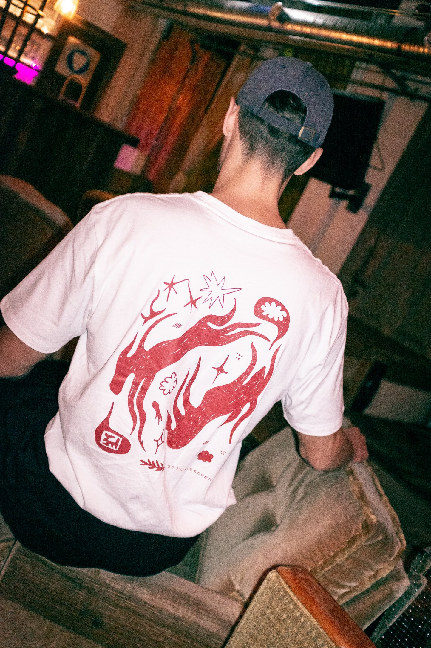 T-Shirt "Gefühlereden" (vintage white)