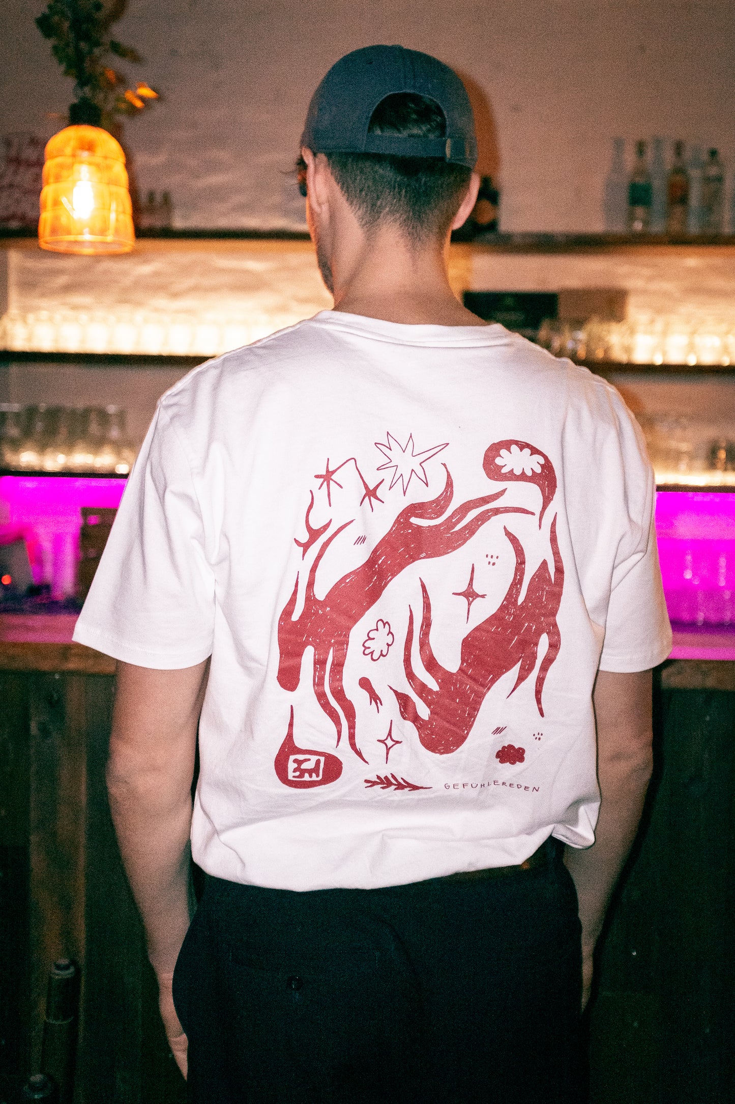 T-Shirt "Gefühlereden" (vintage white)